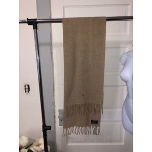 Ralph Lauren lamb skin wool nude scarf